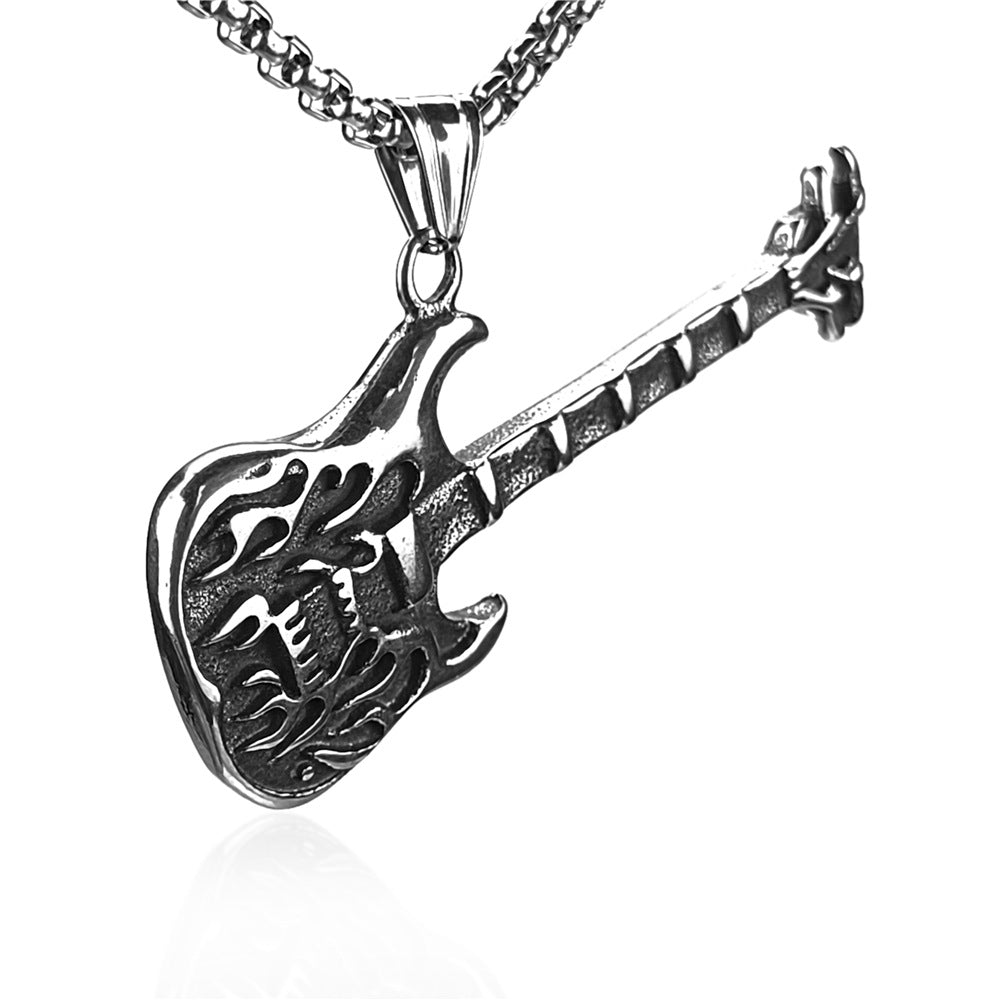 goth Guitar necklace