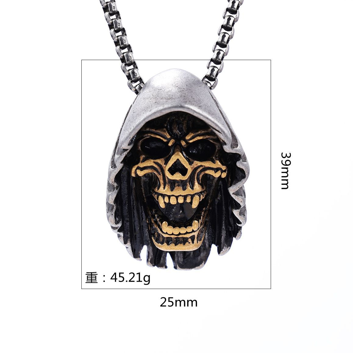 Goth Death Devil Necklace