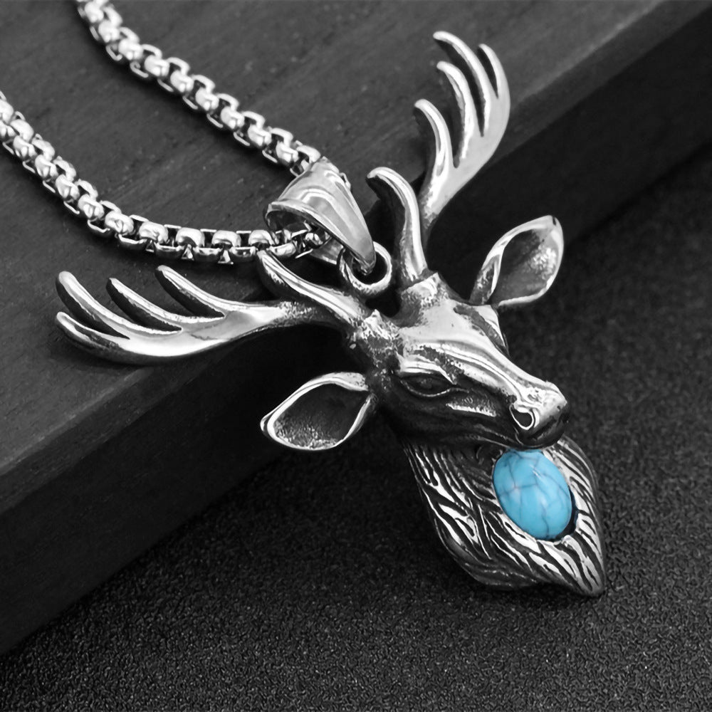 Deer Head Necklace