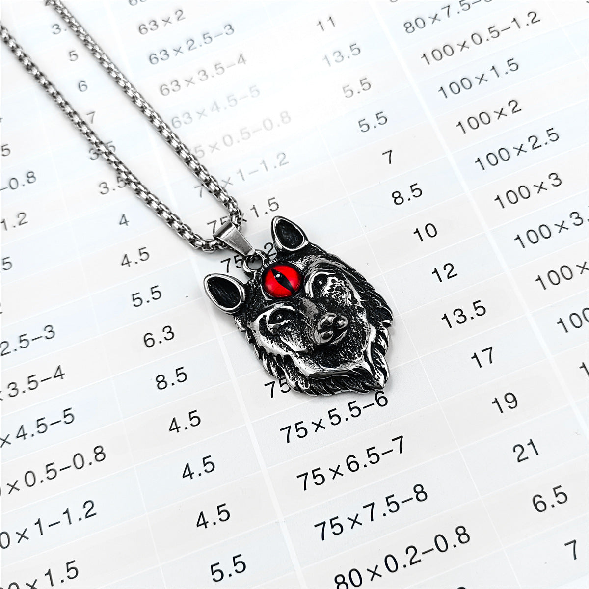 gothwolf necklace