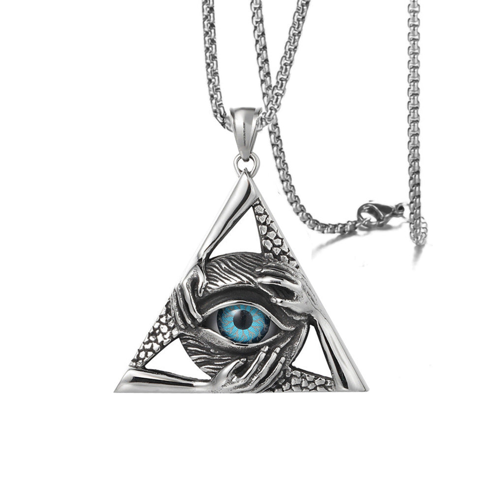 Triangle Eye Necklace