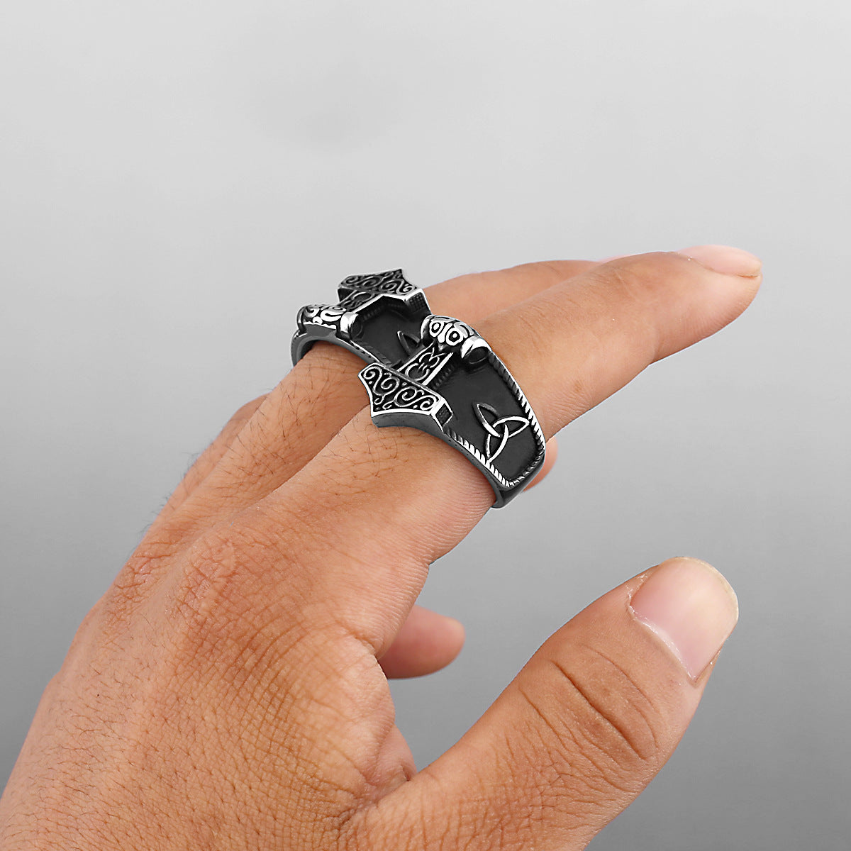 Goth Thor's Hammer Ring