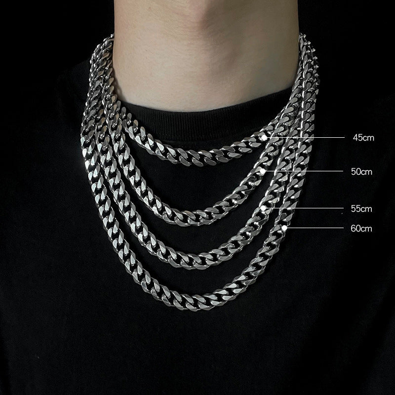 Goth Hip -hop Cuba Necklace