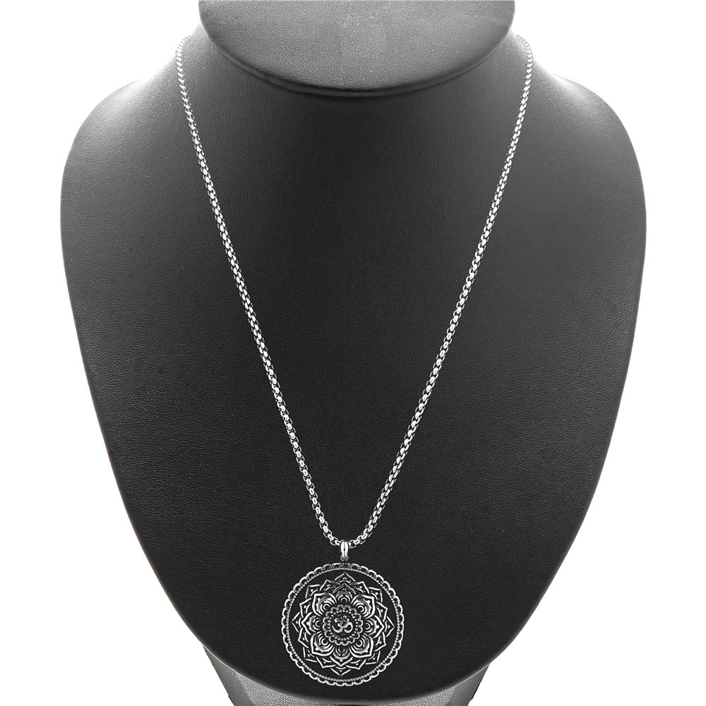 Geometric Shield Amulet Necklace