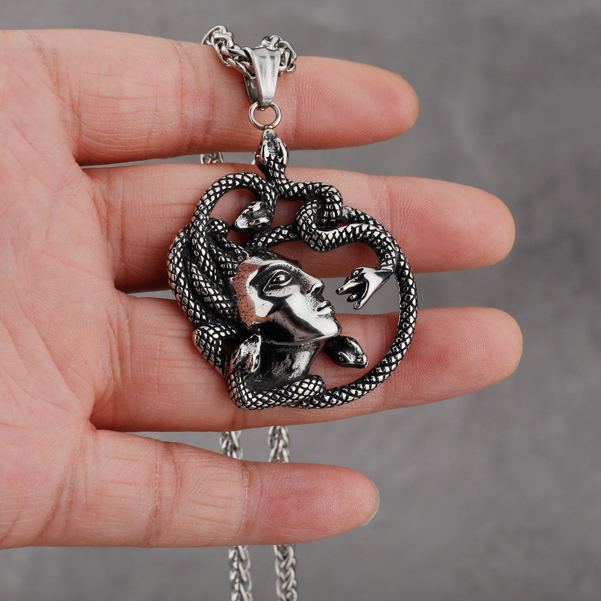 Medusa the Snake Necklace