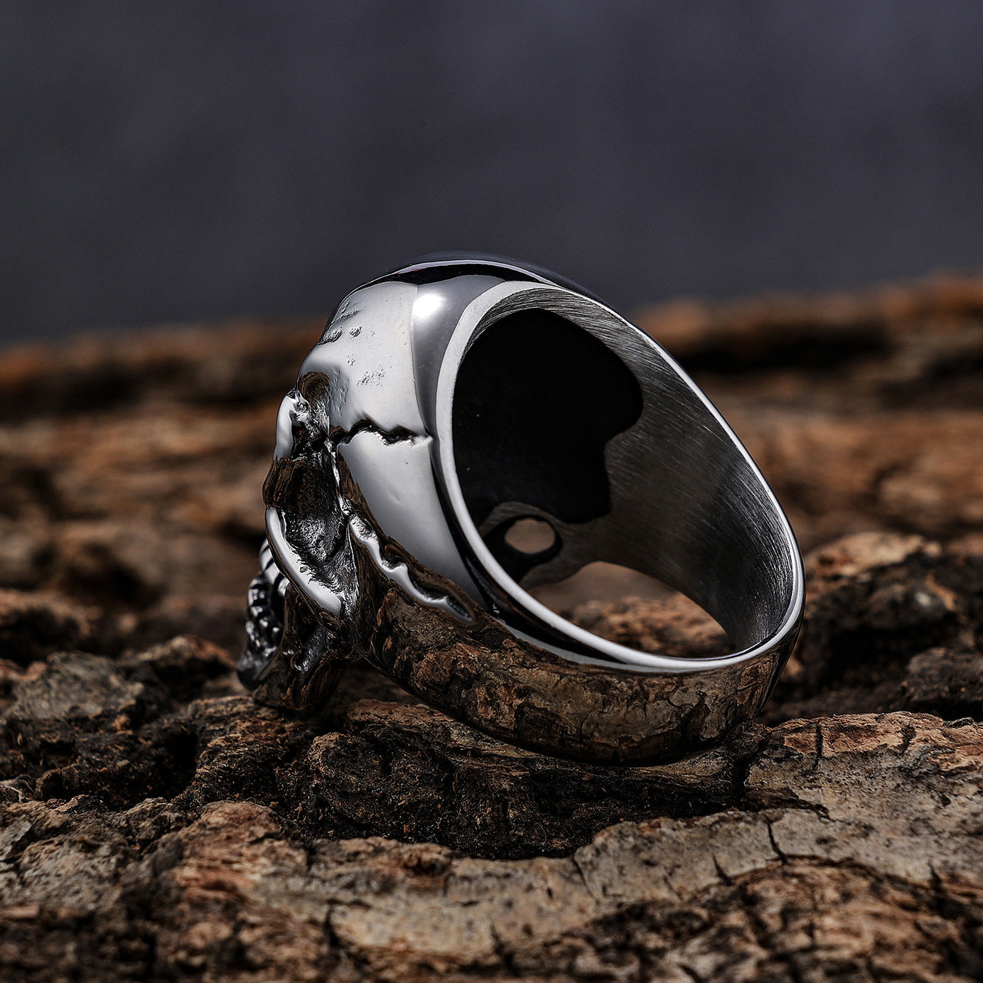 Biker Skull Ring