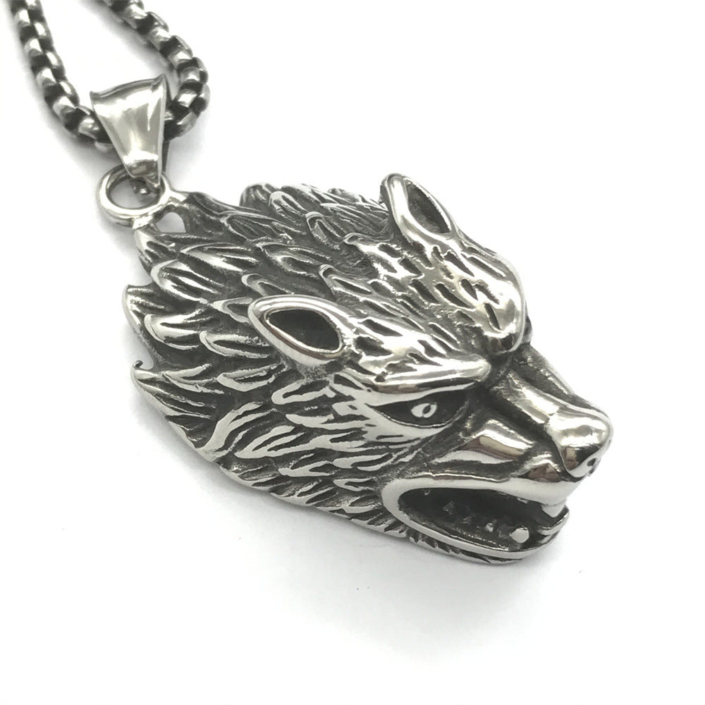 Wolf Head Necklace