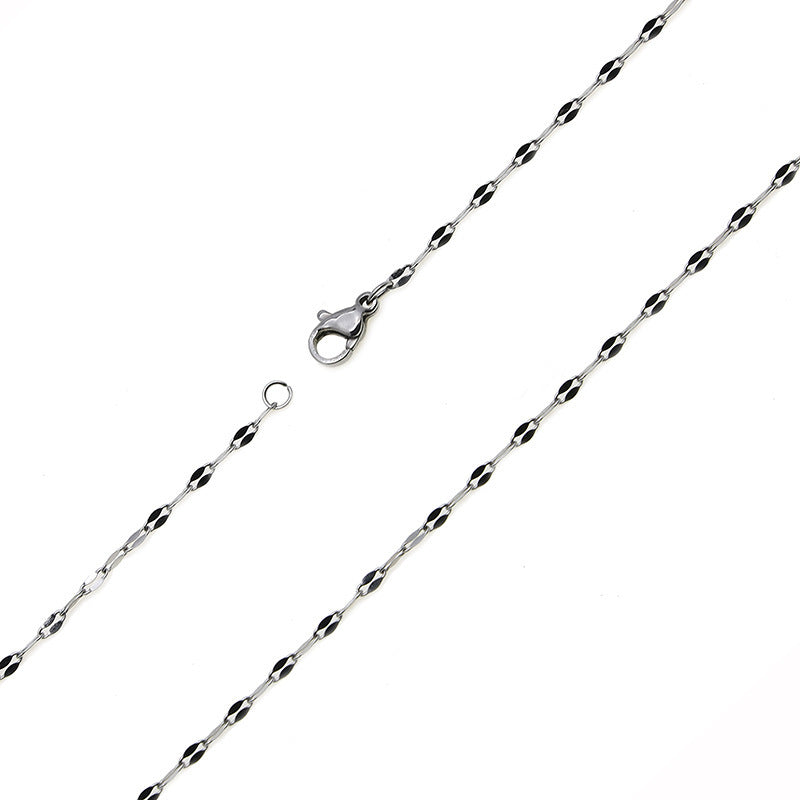 Goth Titanium Steel Collarbone Necklace