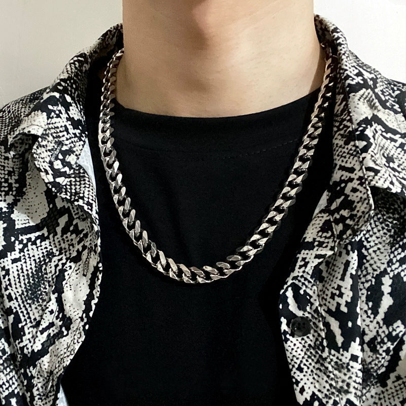 Goth Hip -hop Cuba Necklace