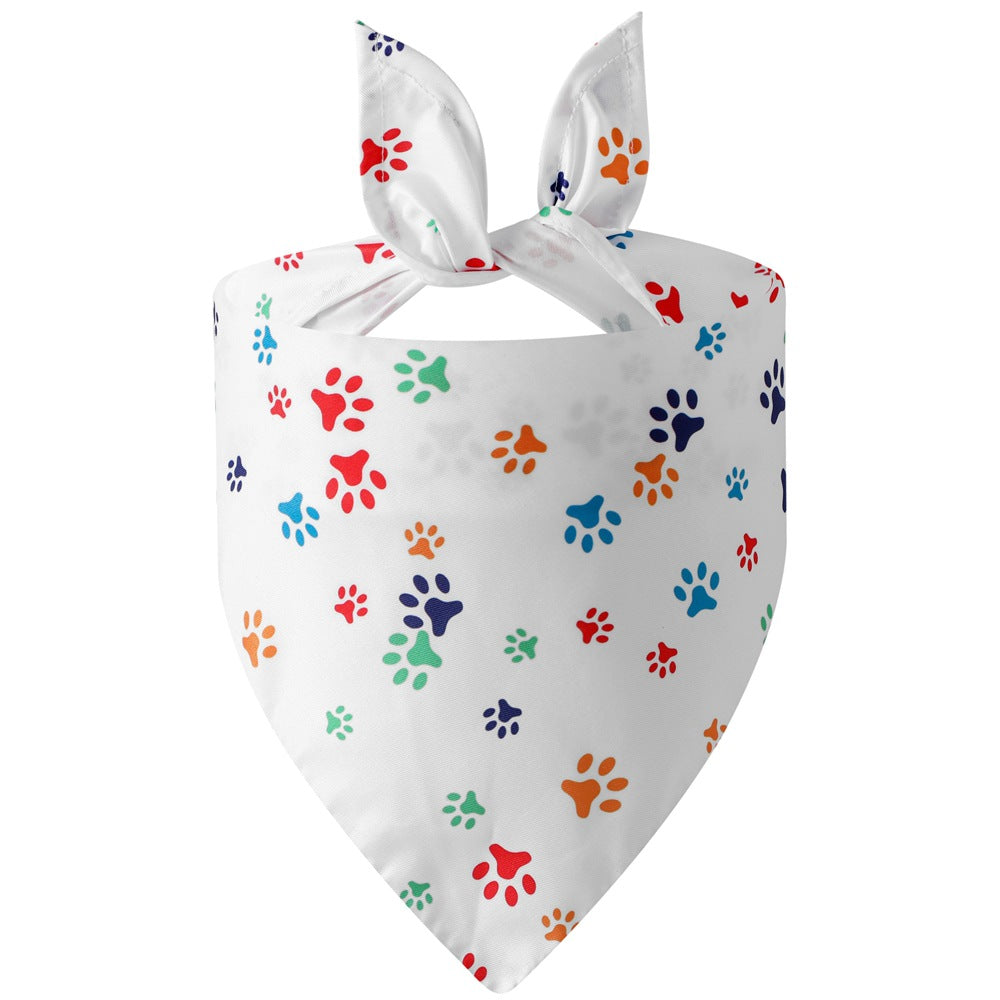 Bone Flower Pet Bandanas