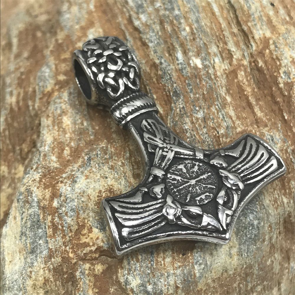 Titanium Steel Viking Pendant