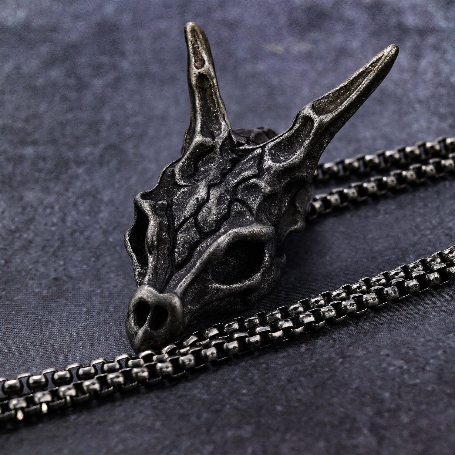 Dragon Head Skull Necklace