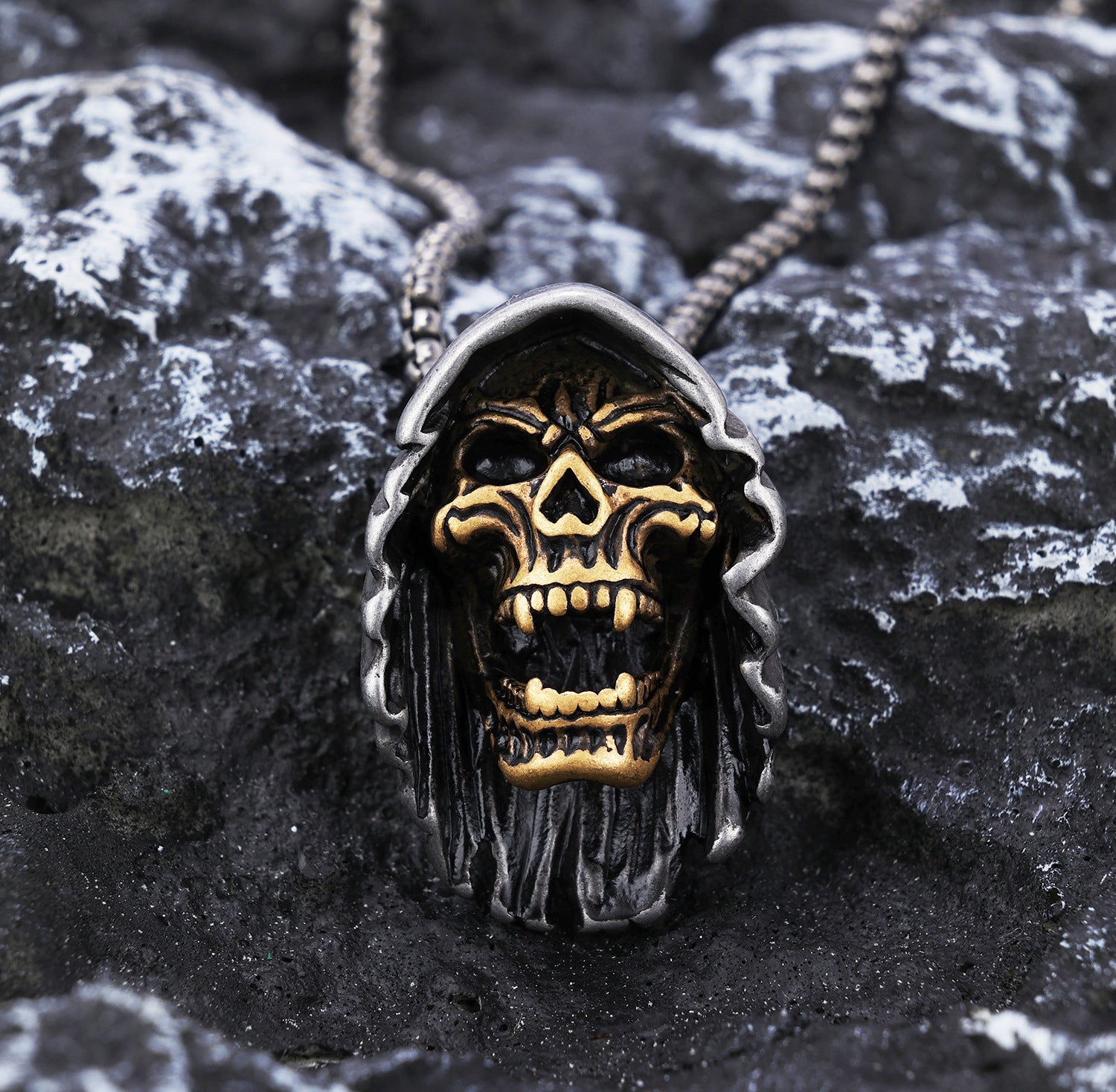 Goth Death Devil Necklace