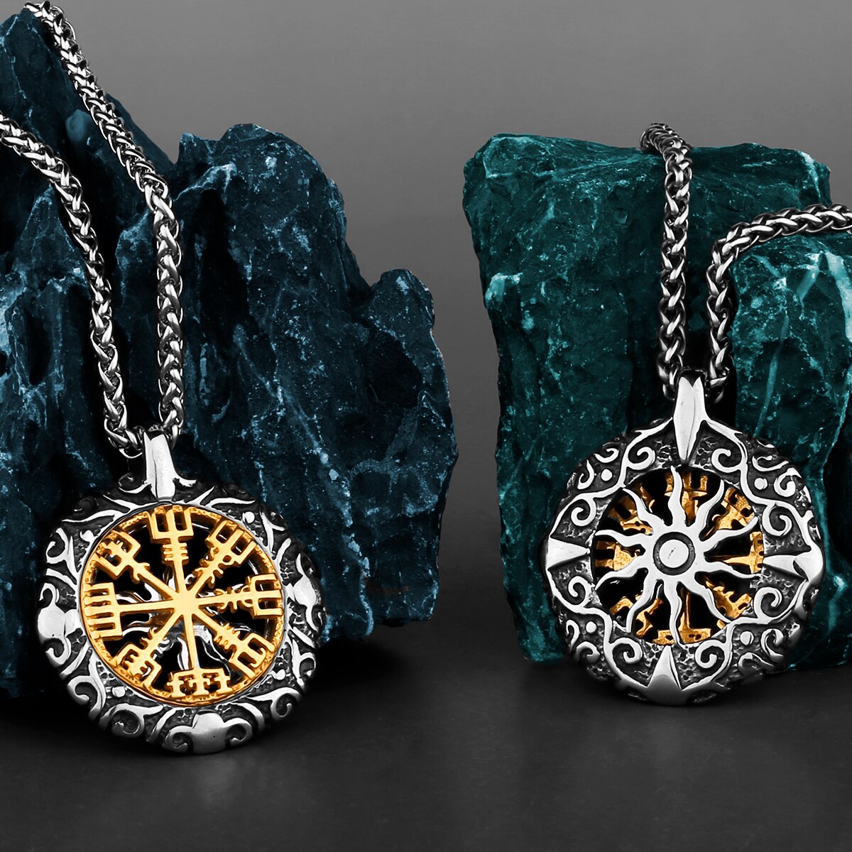 Viking Rune Jewelry Necklace