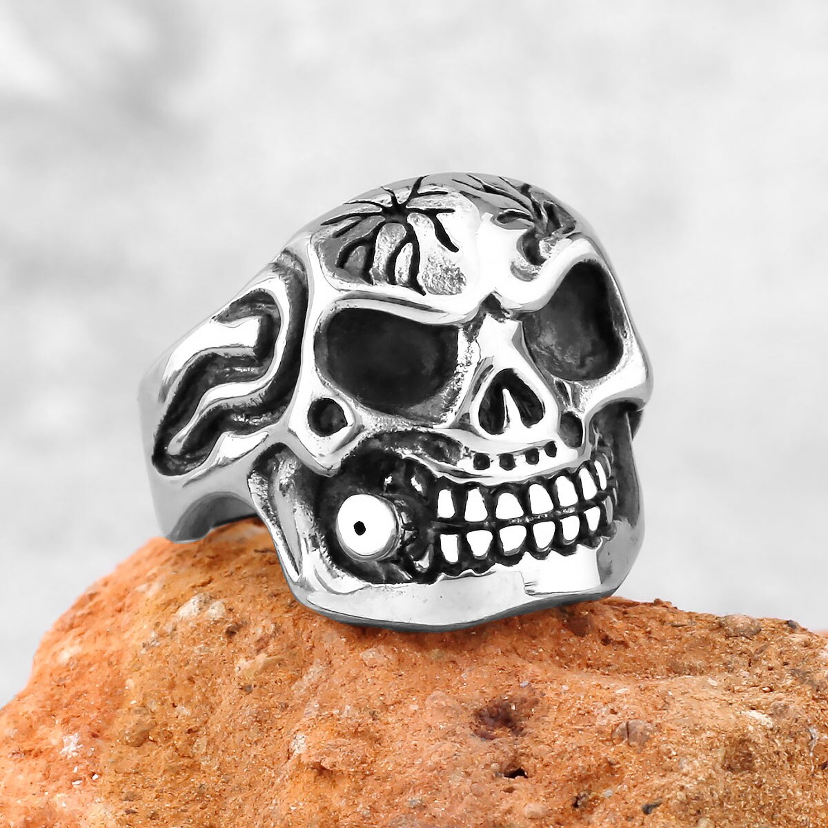Devil Skull Smoke Ring