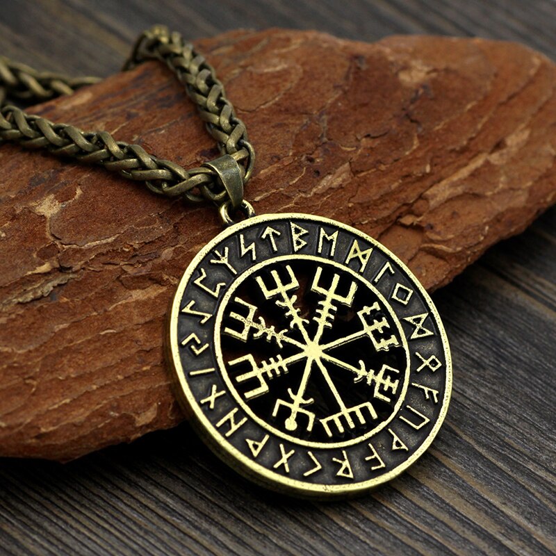 Compass Rune Amulet  Necklace