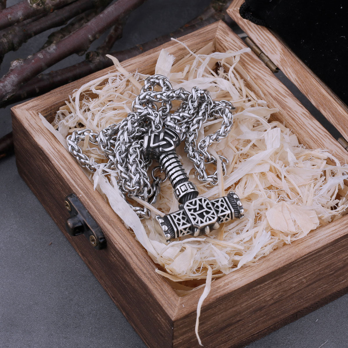 Dragon Thor's Hammer Necklace