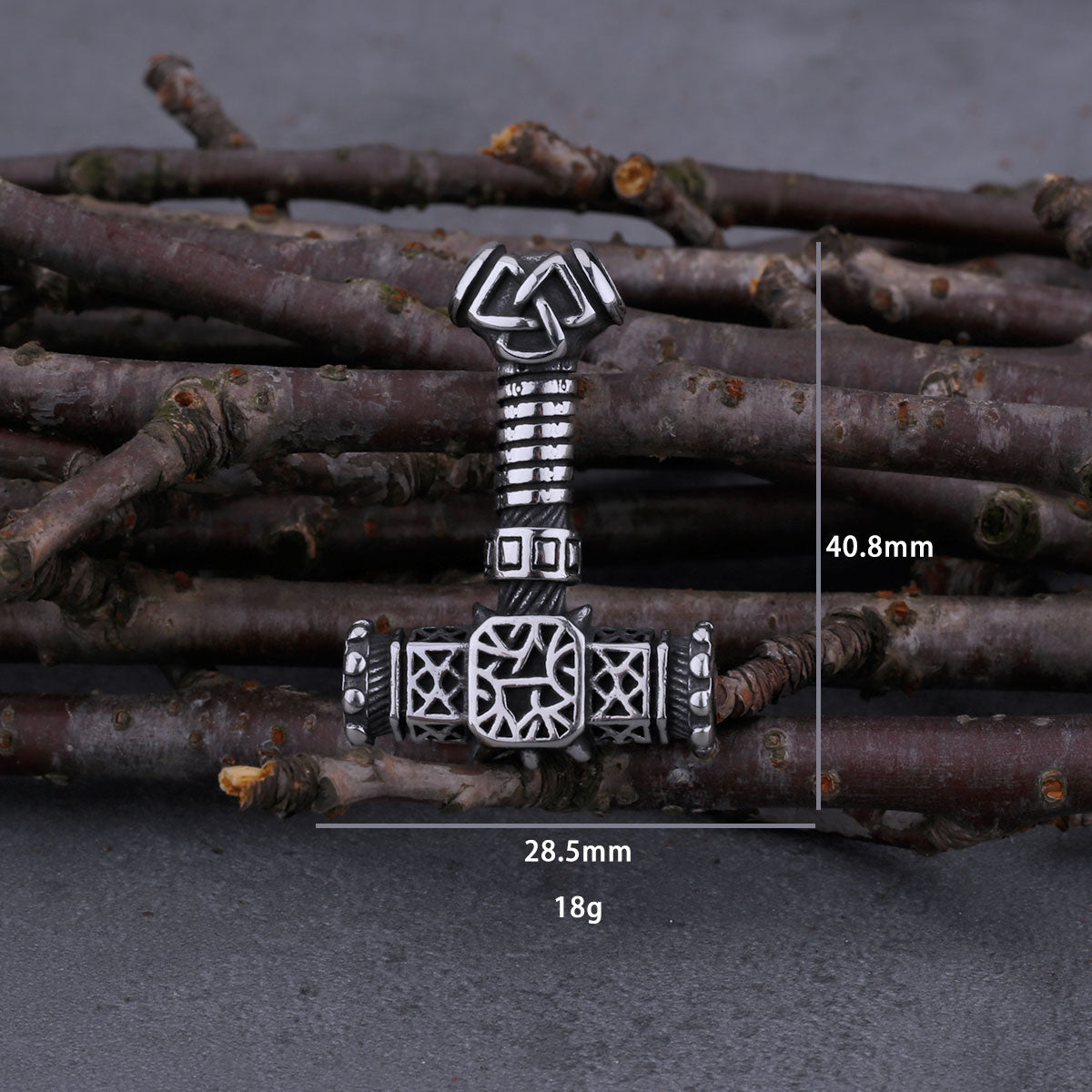 Dragon Thor's Hammer Necklace