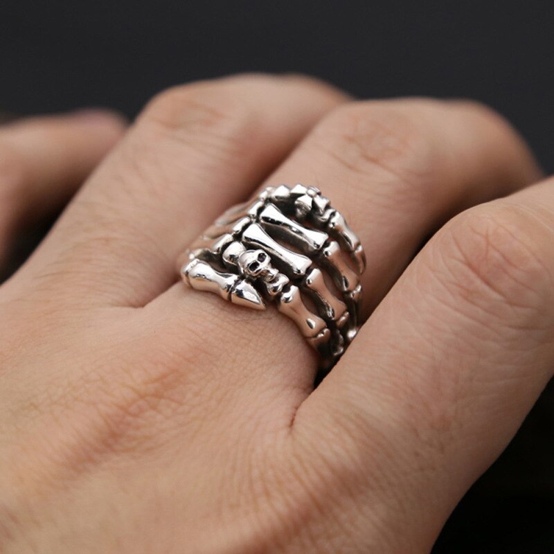Schädel-Teufel-Ring