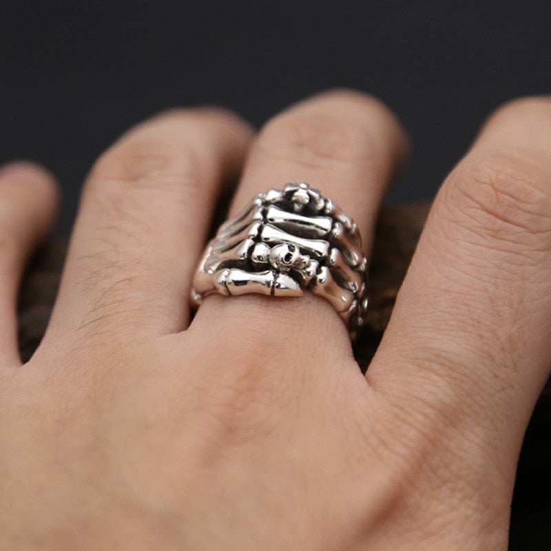 Schädel-Teufel-Ring