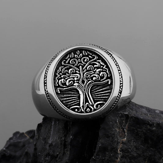 Tree of Life Signet Ring