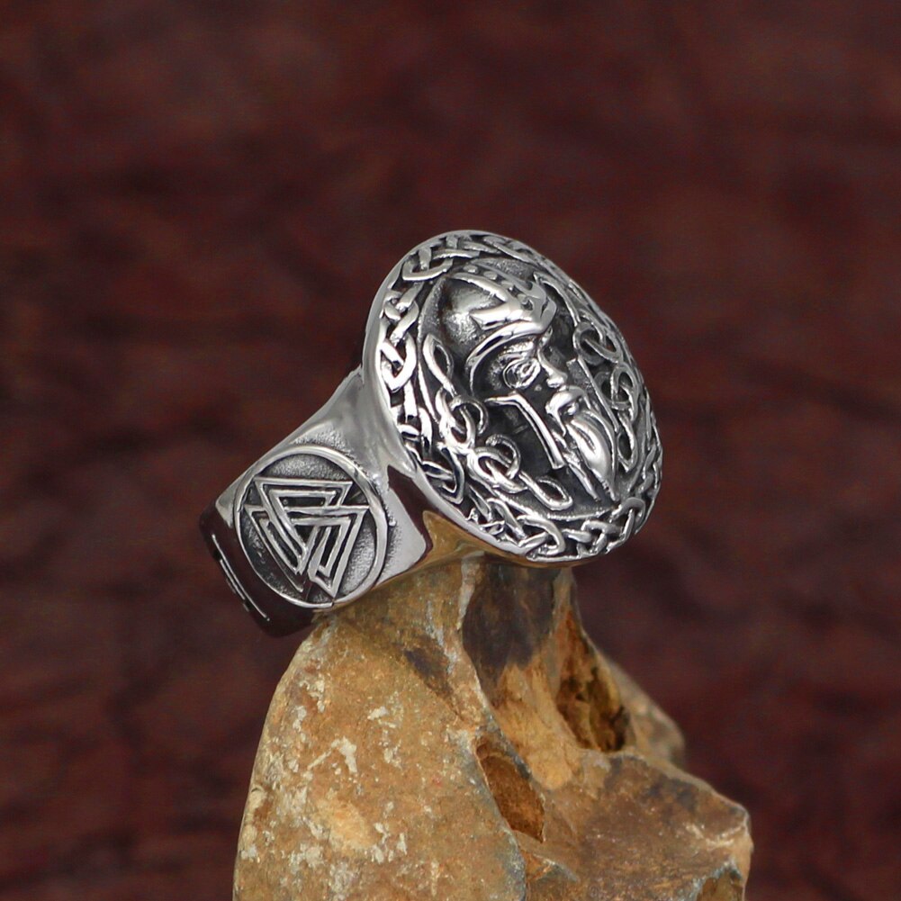 Anillo Cuervo Nudo Odín