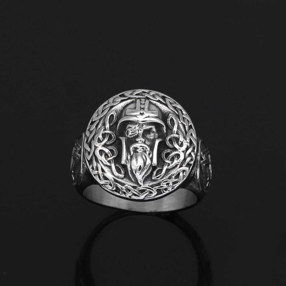 Anillo Cuervo Nudo Odín