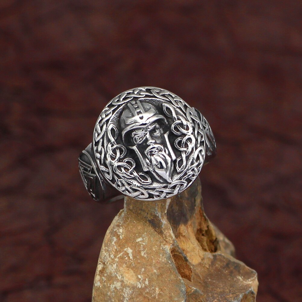 Anillo Cuervo Nudo Odín