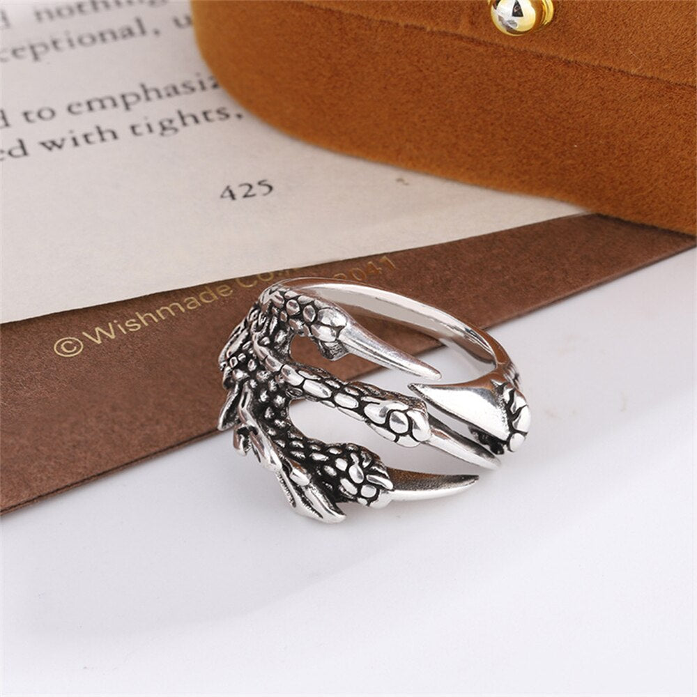 Eagle Dragon Claw Ring