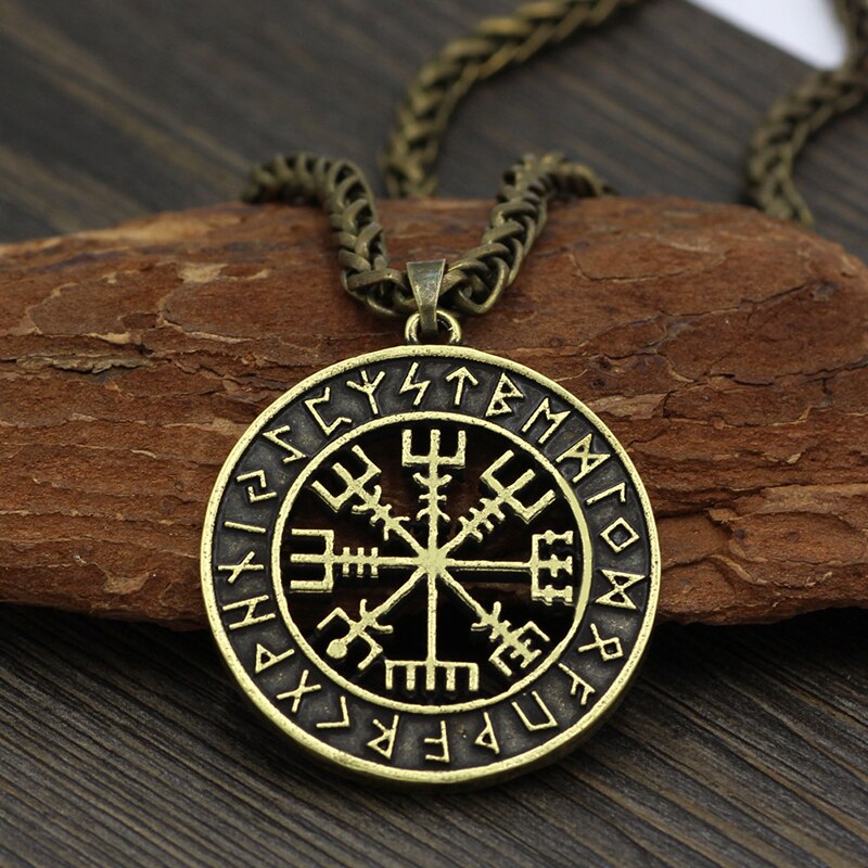 Compass Rune Amulet  Necklace