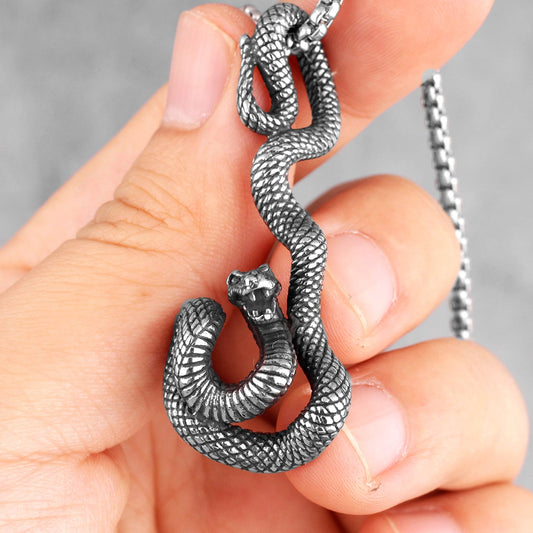 Viper Snake Animal Necklace
