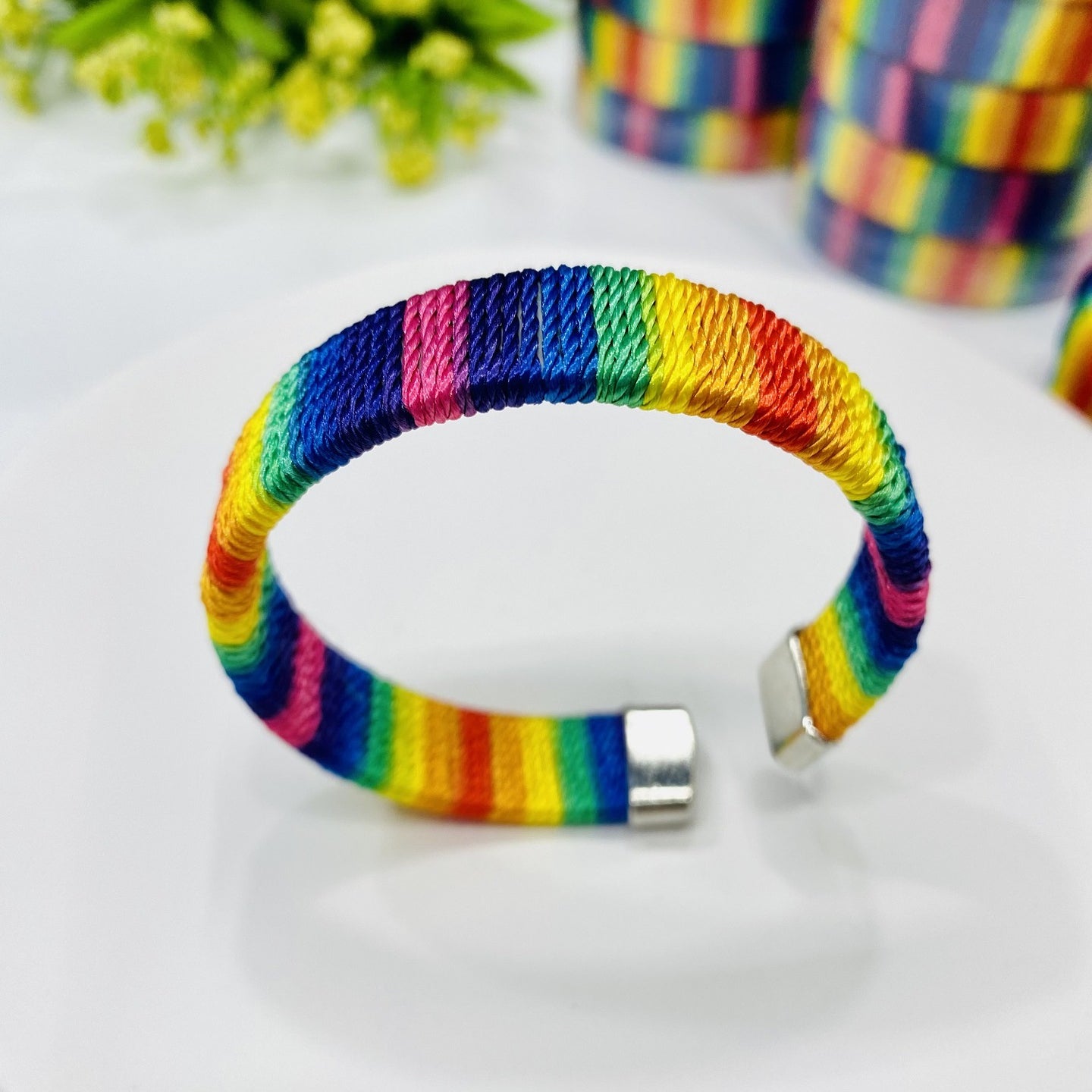 LGBP Rainbow LOVE bracelet