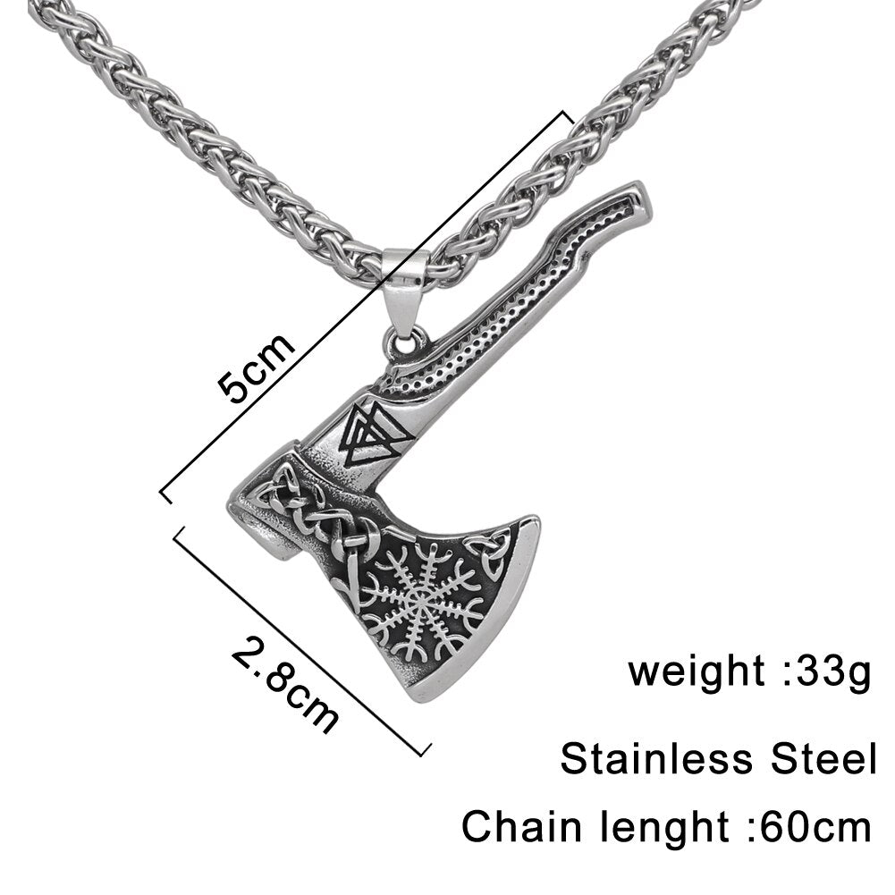 viking axe Necklace